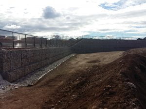 The completed gabion/ Terramesh retaining wall | JG Afrika